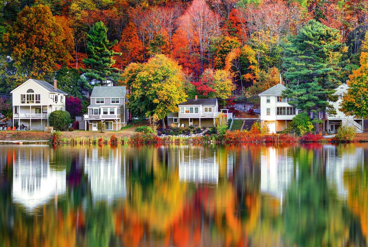 Golden autumn on North America’s East Coast