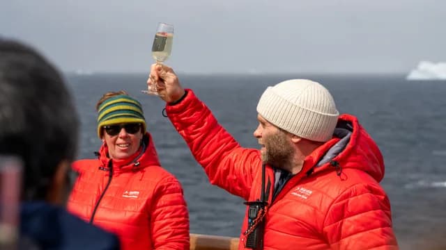 Across the Antarctic Circle