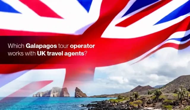 Which Galapagos tour operator works with UK travel agents?