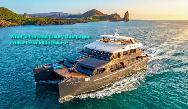 What is the best luxury Galapagos cruise for wildlife lovers?