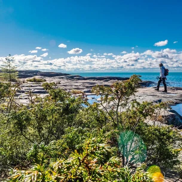 Great Lakes: deep blue in the endless expanse