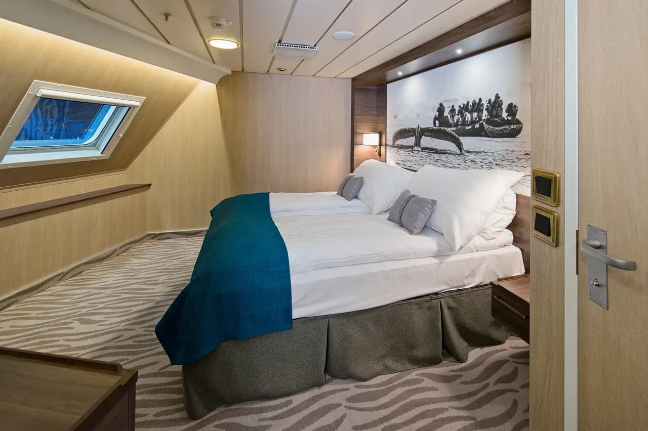 Two-bed suite on promenade deck