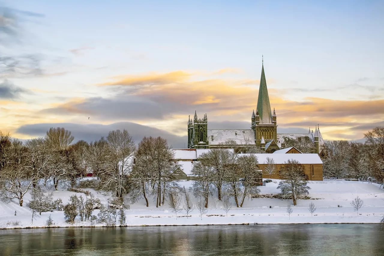 Nidaros Cathedral, Norway’s national shrine, was built over the burial place of the country’s patron saint, St. Olav