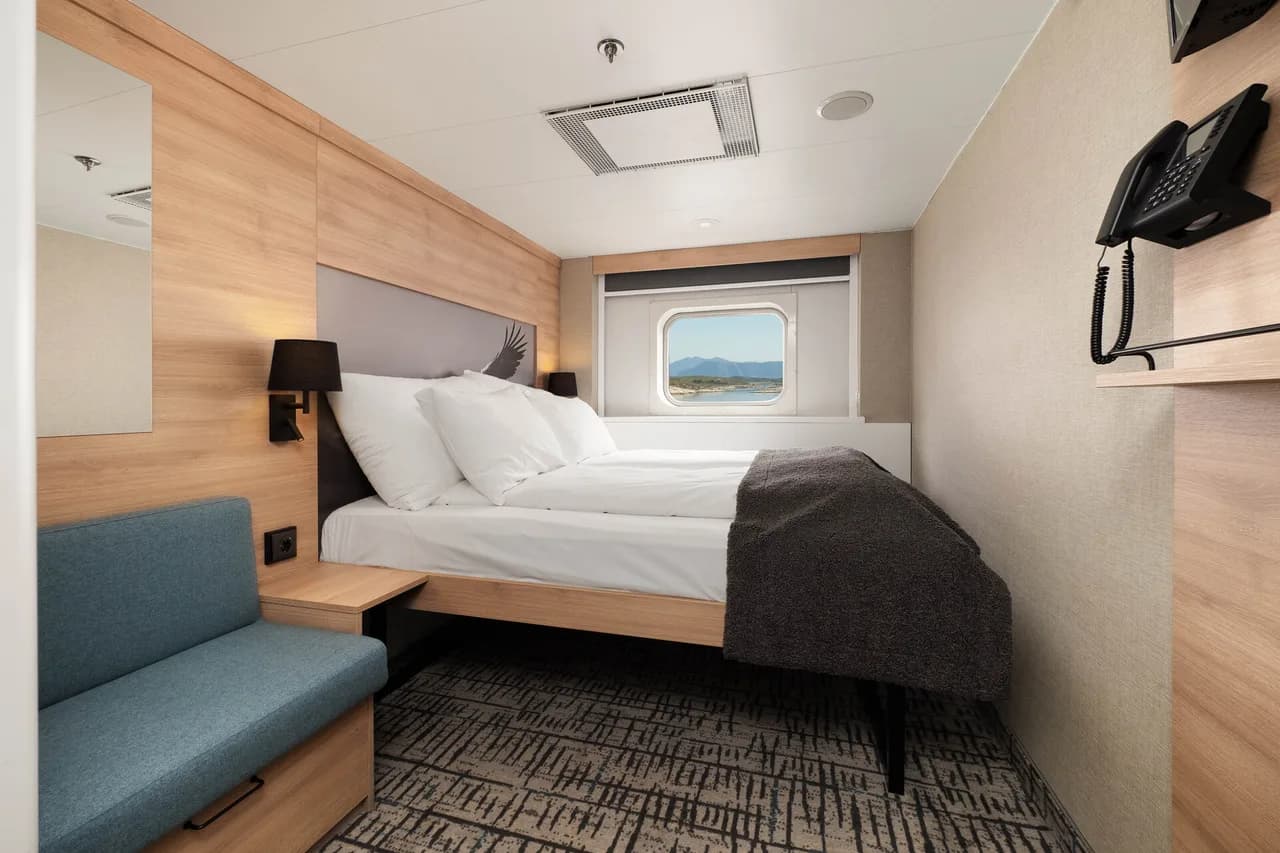 Double on lower deck with window