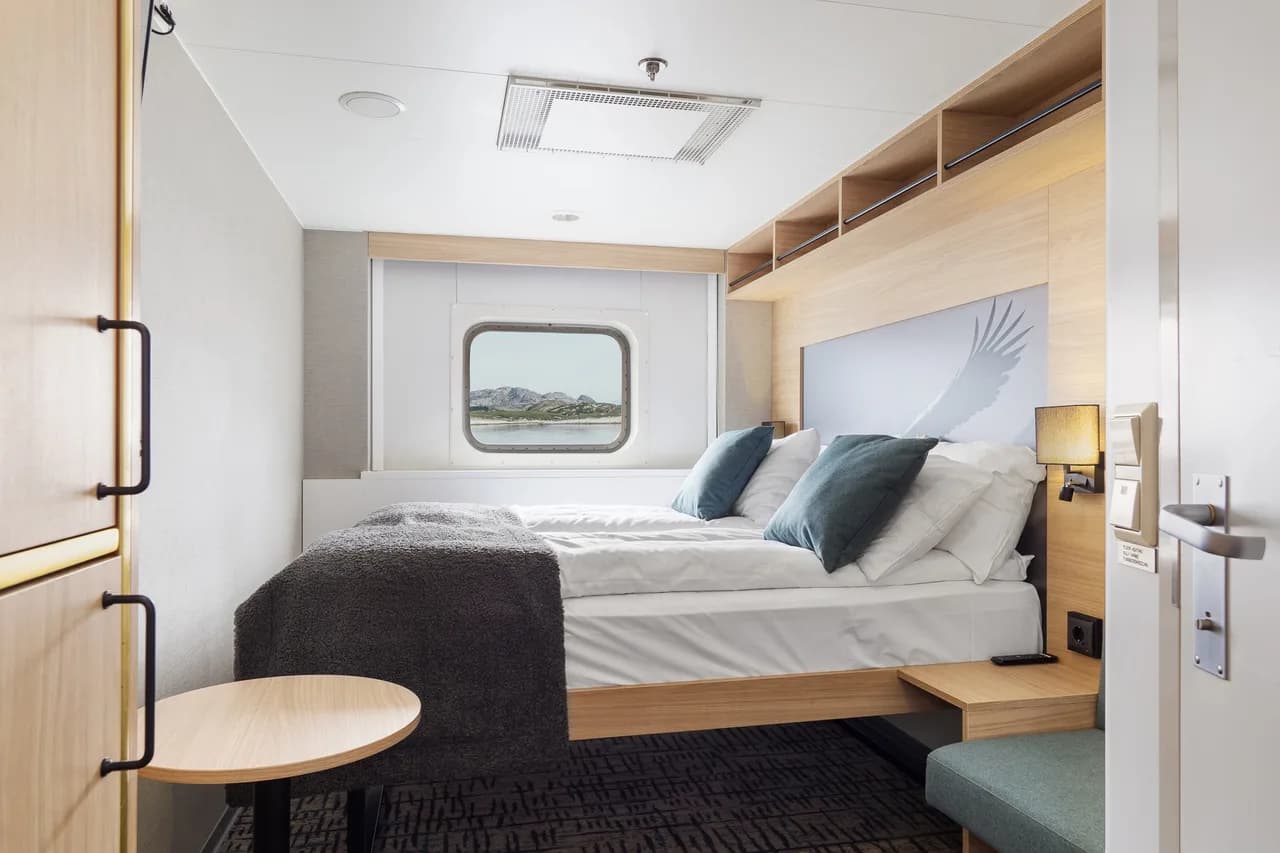 Double on lower deck with window