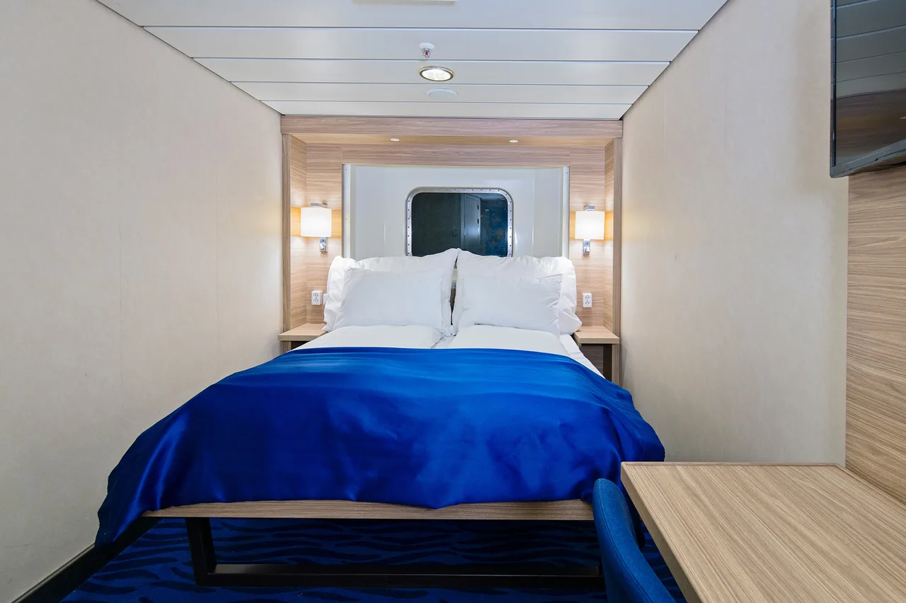 Double on lower deck with window