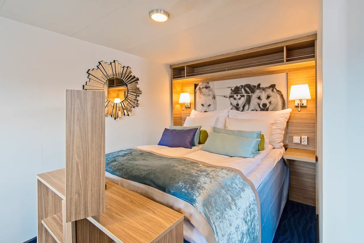 Mini suite on upper deck