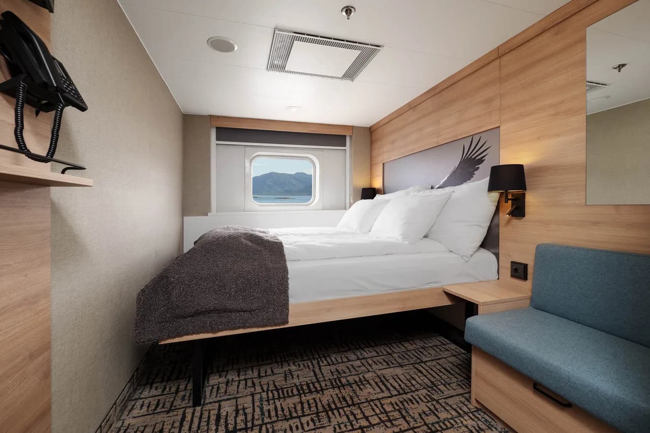 Double on lower deck with window