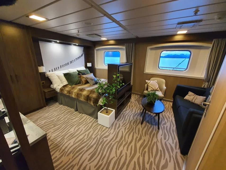 Mini suite on upper or promenade deck