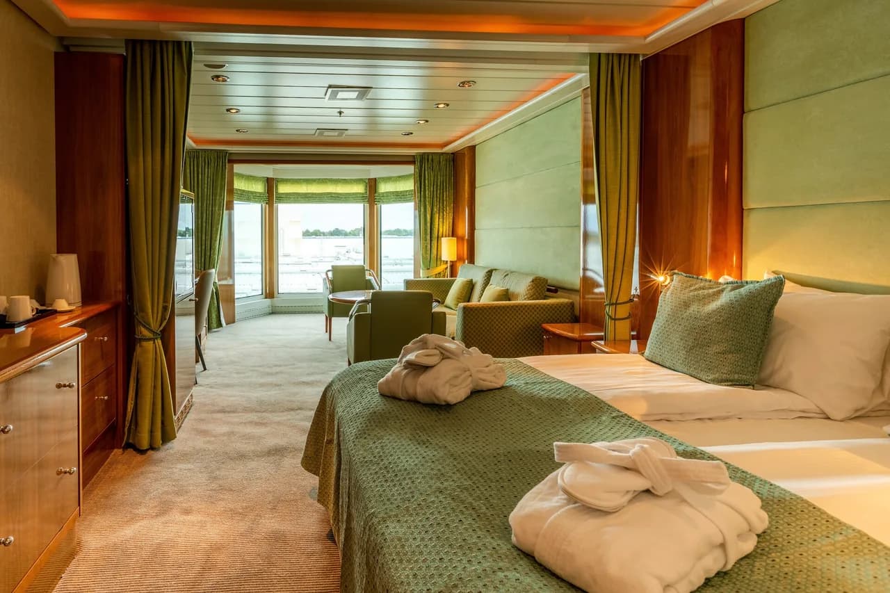 Grand Suite on middle or upper deck