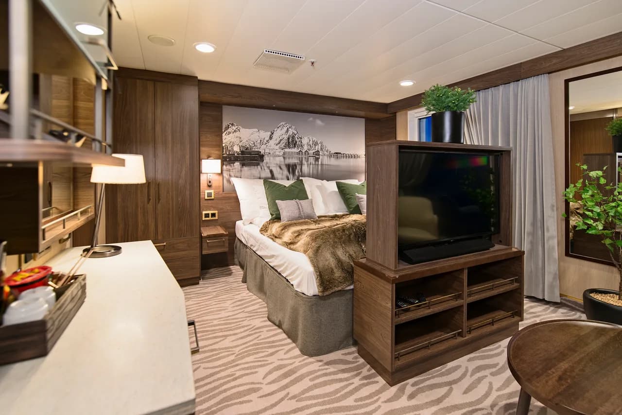 Two-bed mini suite on upper deck