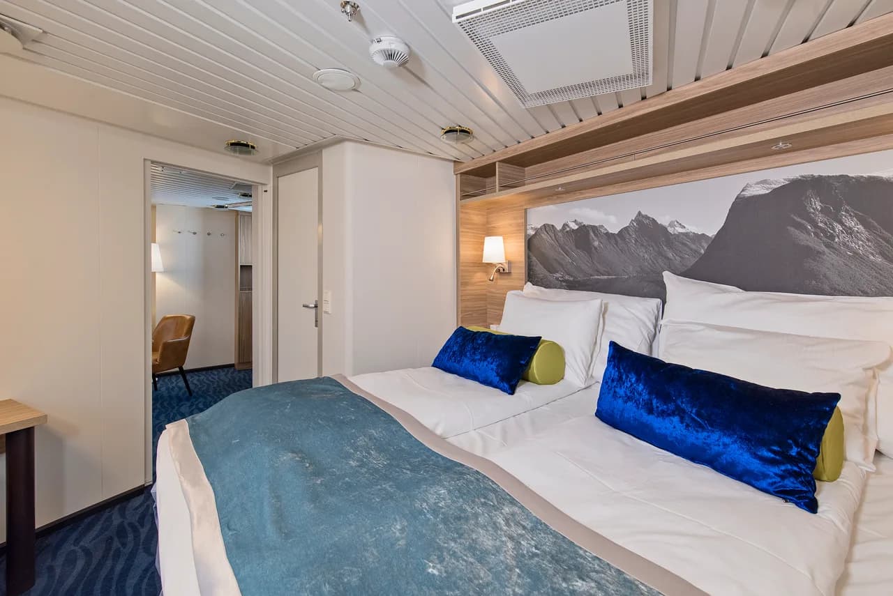 Two-bed suite on promenade deck