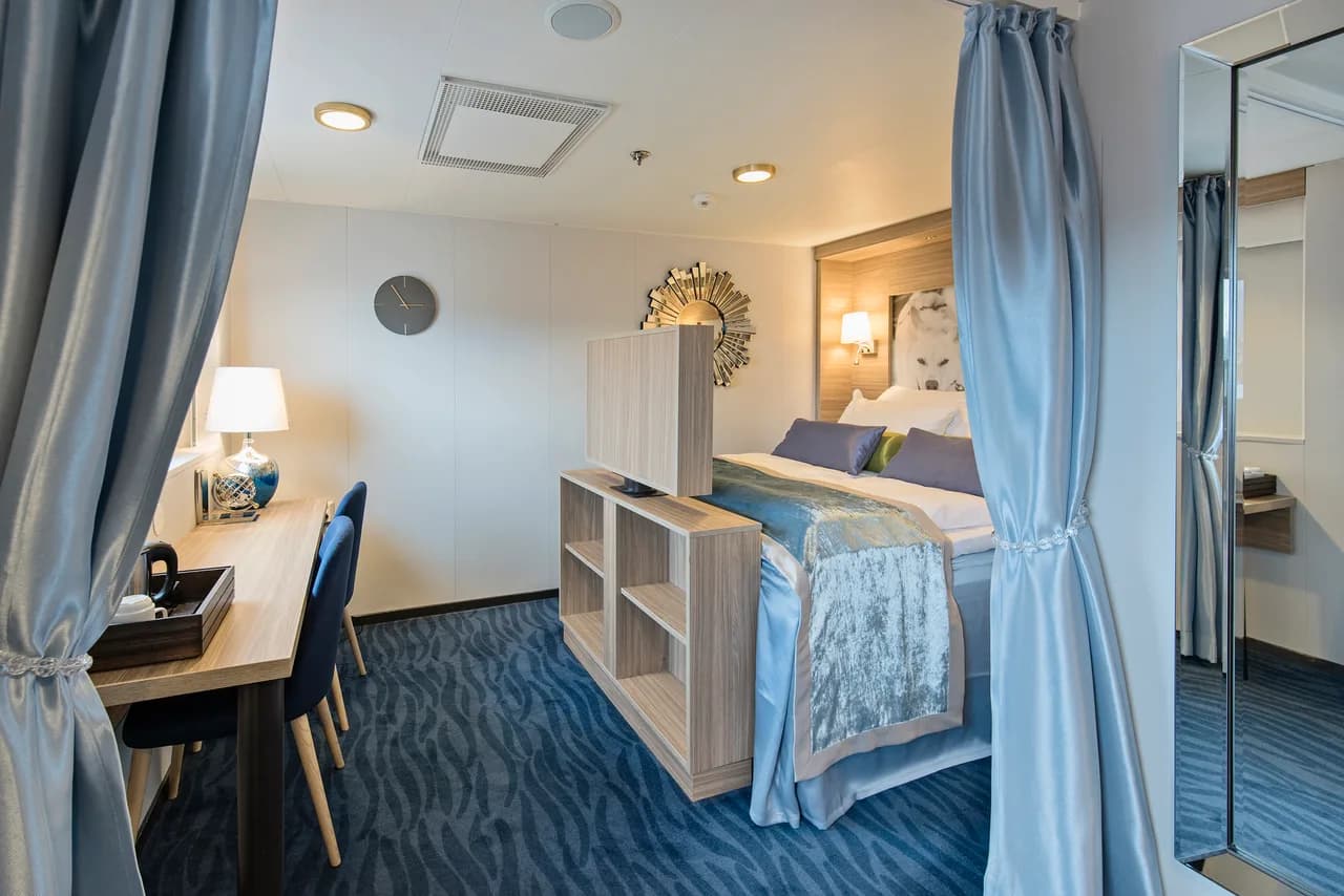 Mini suite on promenade or upper deck