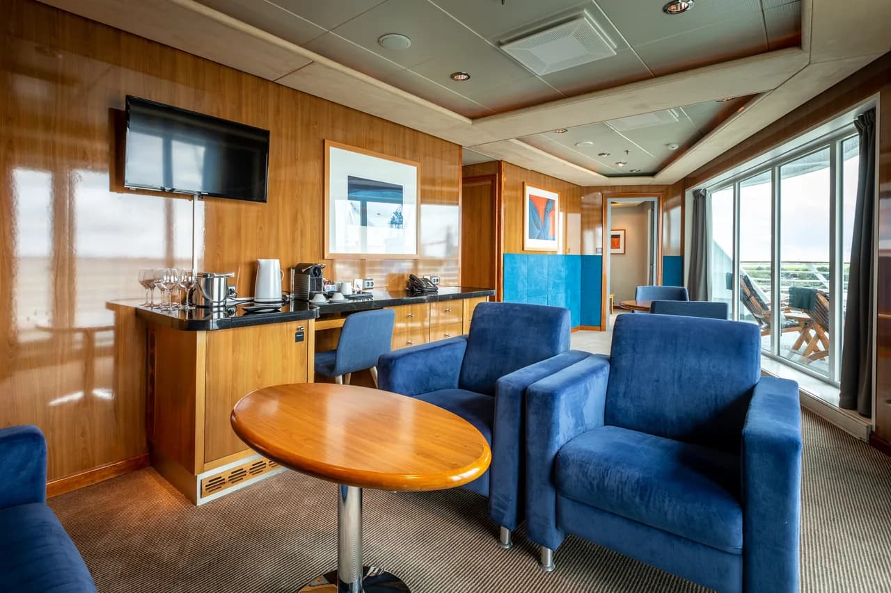 Owners' Suite on upper deck