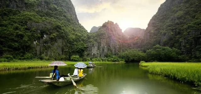 Halong Bay and Red River · Downstream