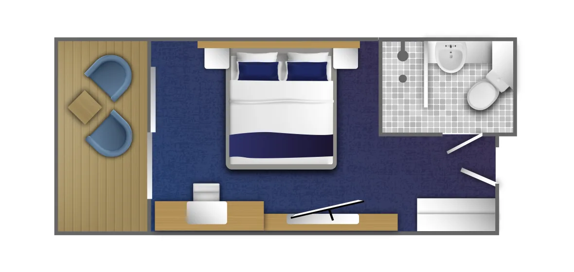 Balcony Stateroom (Category C)