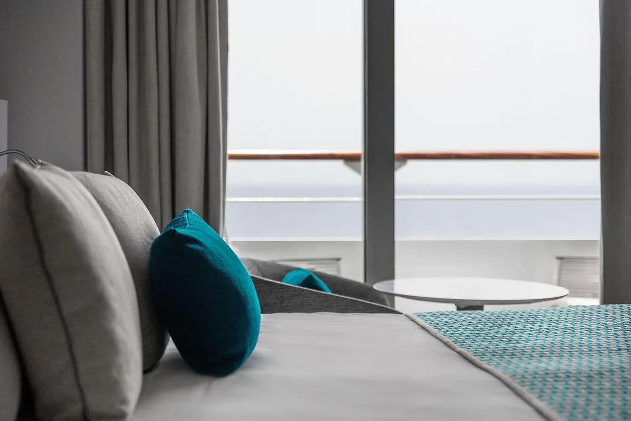 Upper decks balcony stateroom