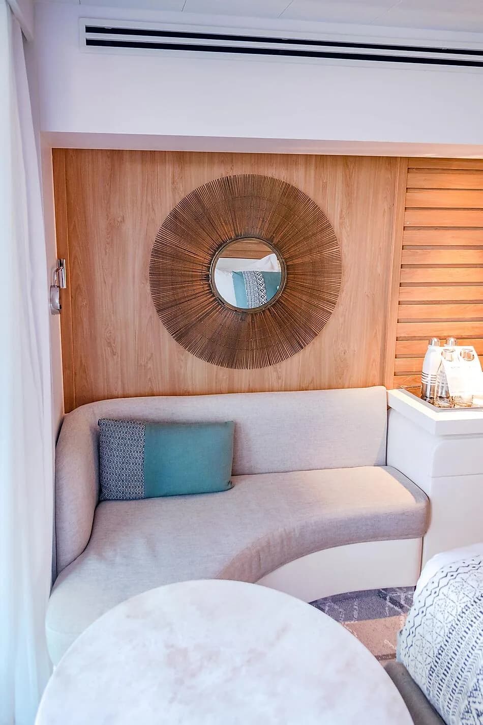Upper decks balcony stateroom