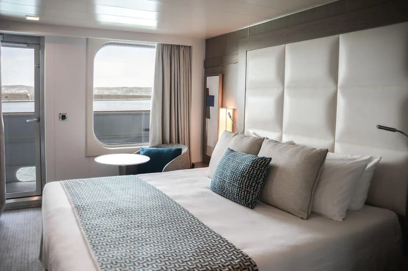 Lower deck balcony stateroom