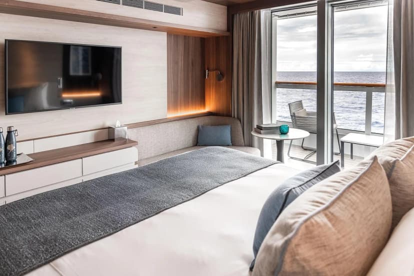 Upper decks balcony stateroom
