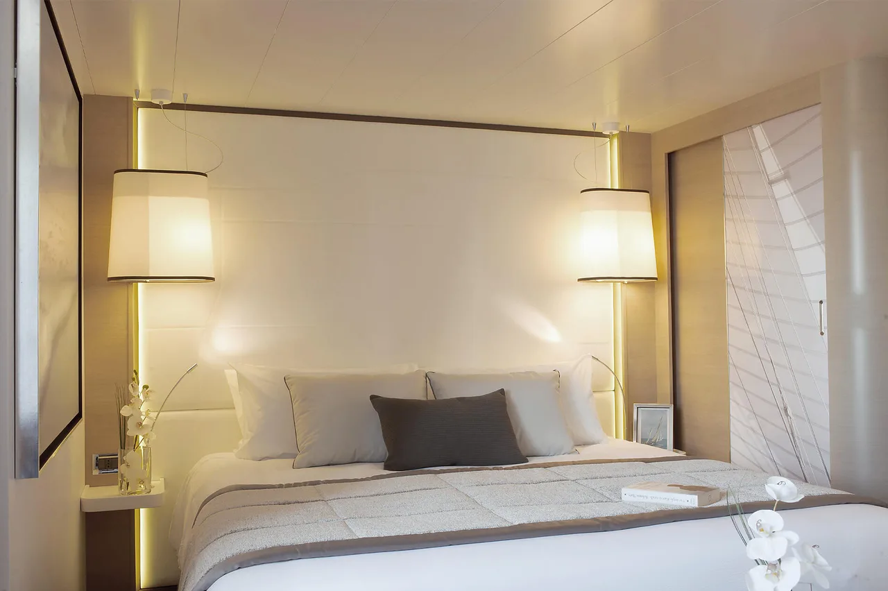 Lower deck balcony stateroom