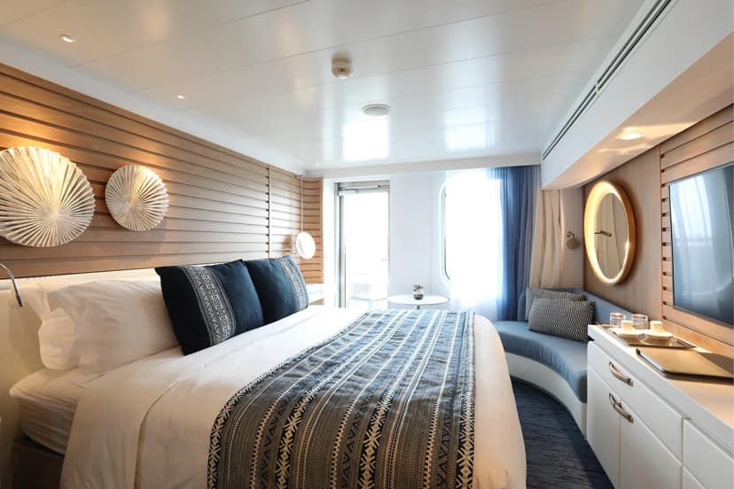 Lower deck balcony stateroom