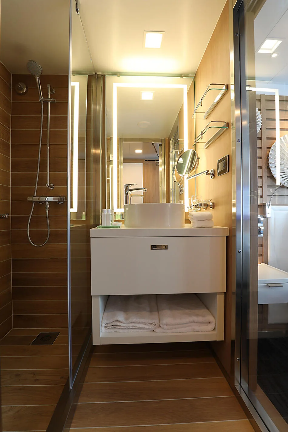 Upper decks balcony stateroom