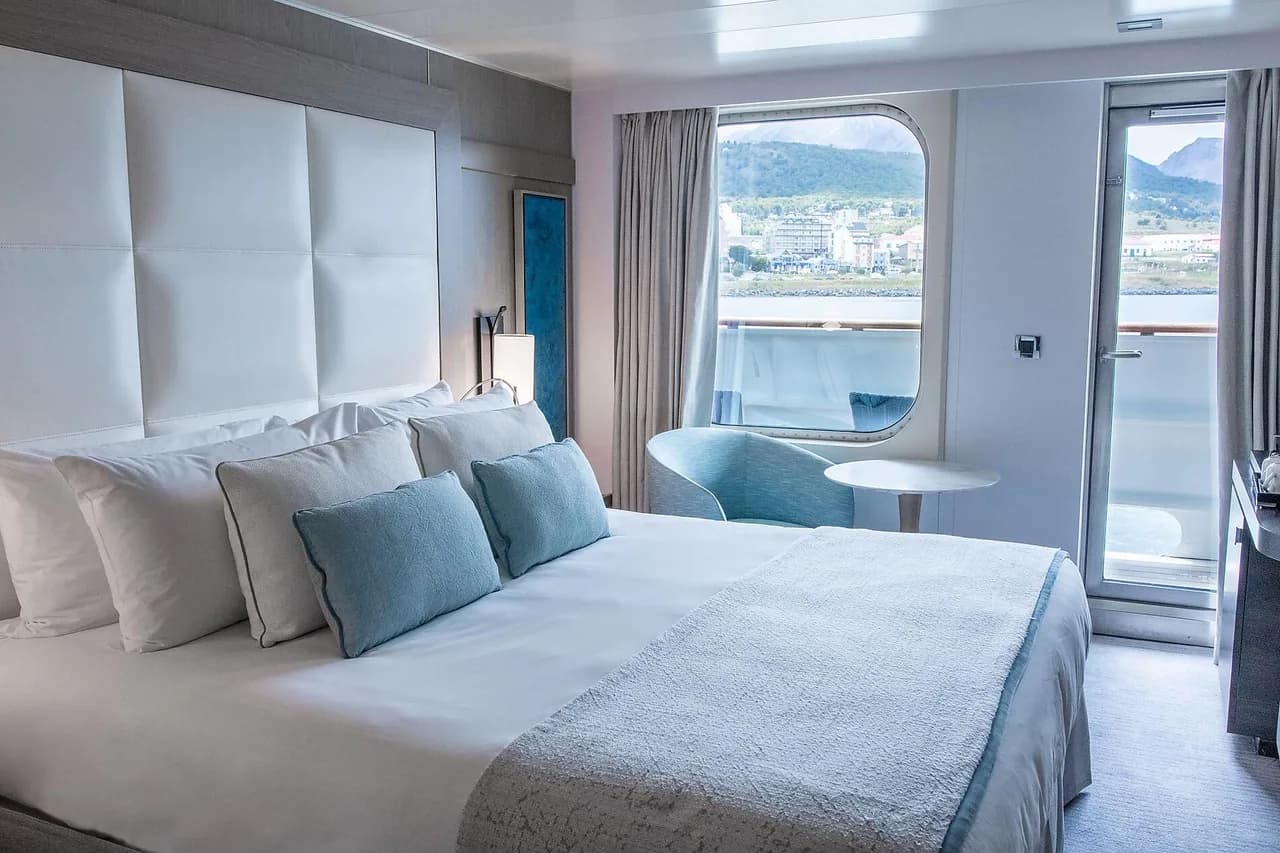 Lower deck balcony stateroom