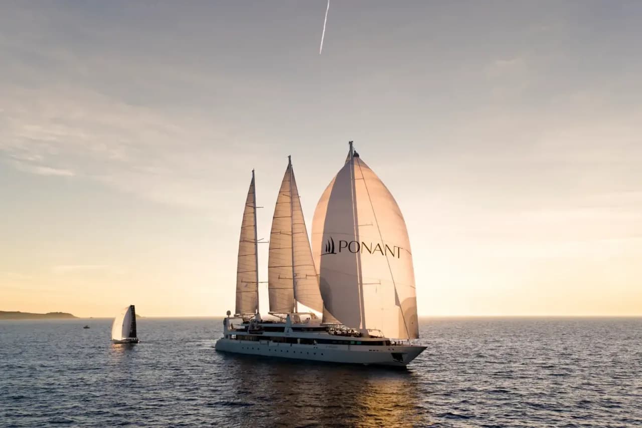 Three-Masted Sailing Schooner