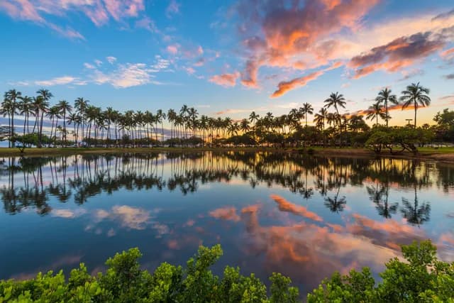 Vancouver to Honolulu, Oahu, Hawaii