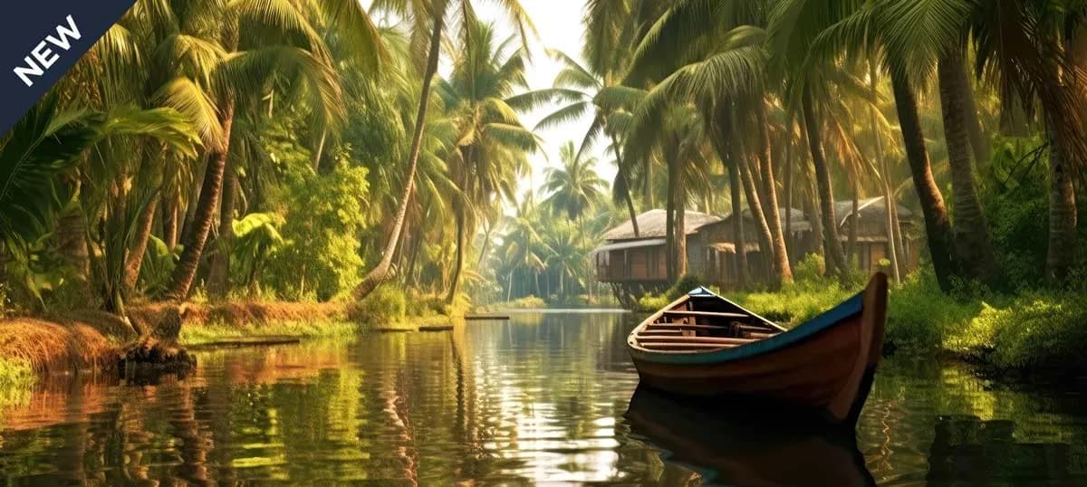 The Kerala Backwaters · Upstream