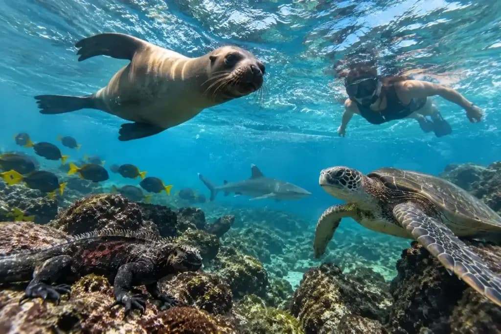 Snorkeling in the Galapagos