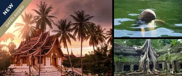 The Full Mekong, Four Country 21 Night Combo Cruise · Upstream