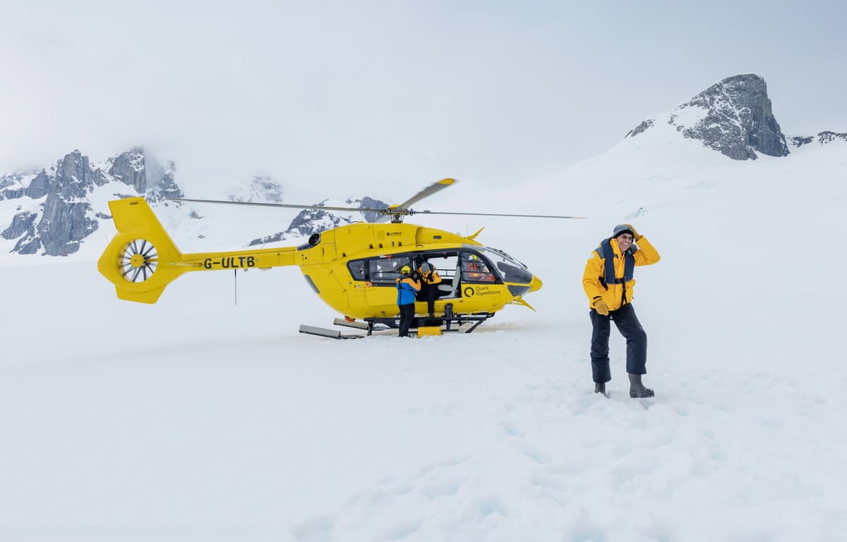 Antarctica By Helicopter: Icebergs, Mountains and Remote Lands