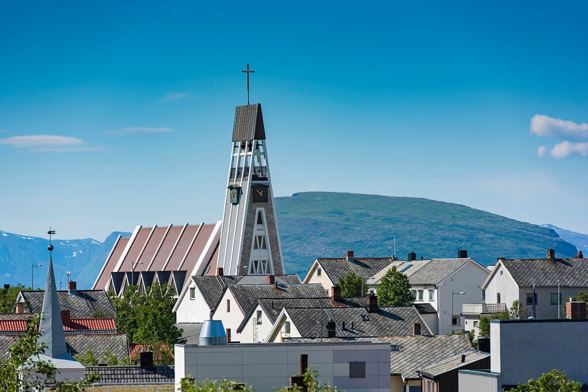 Hammerfest Church Hammerfest Norway HGR 54505 1920 Photo Orjan Bertelsen